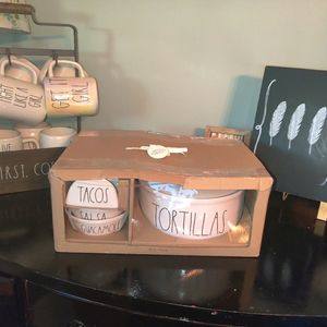 NWT Rae Dunn Tortillas/Taco 🌮 set